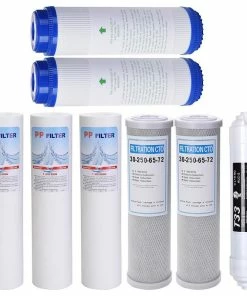 Cheap 🤩 Yescom 5-Stage Reverse Osmosis System Replacement Filter Set Ro Cartridges 8-Piece Set 👍
