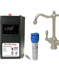 Cheap 🧨 Westbrass Victorian 9 In. Instant Hot And Cold Water Dispenser With Digital Tank, Stainles 👏