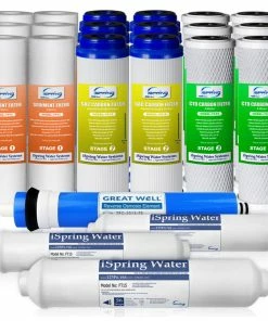 Best Pirce 💯 ISpring Water Systems ISpring F22-75 75GPD Filter Replacement 3-Year Supply Set For Reverse Osmosis 🎁