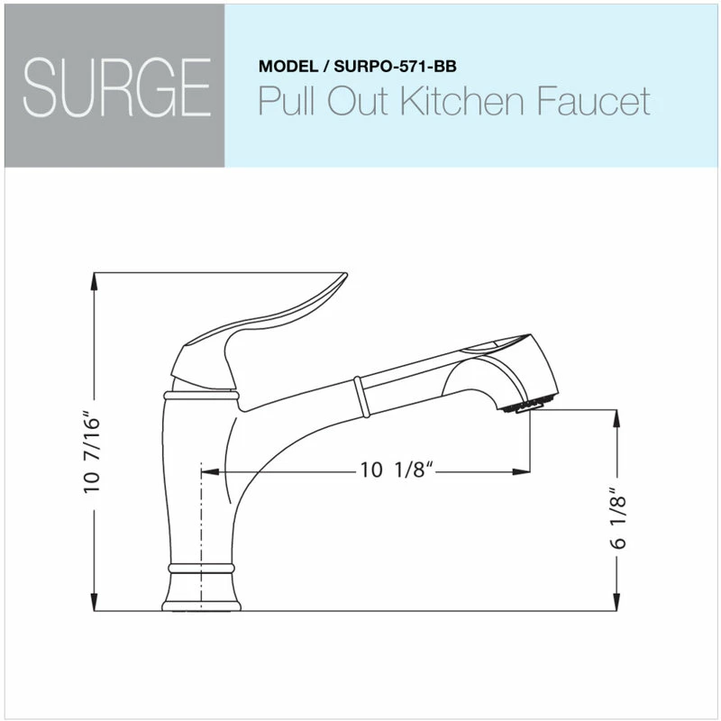 Deals π Houzer Inc. Surge Pull Out Kitchen Faucet With CeraDox Technology π 6 Deals π Houzer Inc. Surge Pull Out Kitchen Faucet With CeraDox Technology π - Image 4