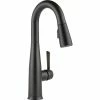 Outlet 🔔 Delta Faucet Delta Essa Pull-Down Bar/Prep Faucet With Touch2O Technology, Venetian Bronze ❤️