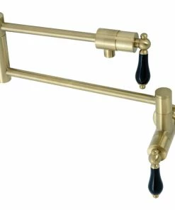 Best Pirce π Kingston Brass KS4107PKL Duchess Wall Mount Pot Filler, Brushed Brass π€©