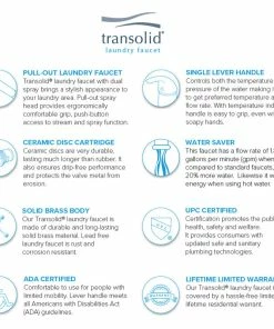 Best deal 🔔 Transolid Laundry Faucet With Pull-Out Spray, Polished Chrome 🔔 -Moen - shop 21c1d0f80e4567d4 5263 w800 h800 b1 p0