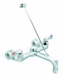 Flash Sale 🛒 Moen M-Dura Rough Chrome 2-Handle Service Sink Faucet 🎁