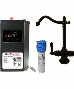 Brand new 🔔 Westbrass Victorian 9 In. Instant Hot And Cold Water Dispenser With Digital Tank, Oil Rubb 💯