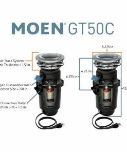 Best Pirce 🔔 Moen GT50C GT Series 1/2 HP Continuous Garbage Disposal - Black ✨ 9 Best Pirce 🔔 Moen GT50C GT Series 1/2 HP Continuous Garbage Disposal - Black ✨ -Moen - shop 2701d94a0f33fa45 2434 w800 h800 b1 p0
