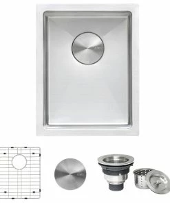 Hot Sale 🥰 Ruvati 14" Undermount Bar Prep Sink Stainless Steel, RVH7114 🔥