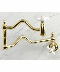 Deals π€© Kingston Brass KS2107PX Heritage Wall Mount Pot Filler, Brushed Brass π₯° 9 Deals π€© Kingston Brass KS2107PX Heritage Wall Mount Pot Filler, Brushed Brass π₯° -Moen - shop 2931c597013a5790 0378 w800 h800 b0 p0