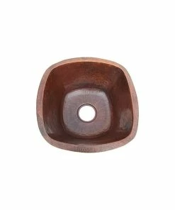 Best Pirce ❤️ Fine Crafts & Imports Rounded Weathered 🔨 Hammered Copper Bar Sink 😍