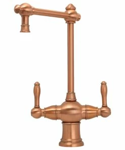 Cheap 😉 Akicon 2 Handle Copper Drinking Water Filter Faucet, Dual Lever Hot & Cold Water Faucet 😉