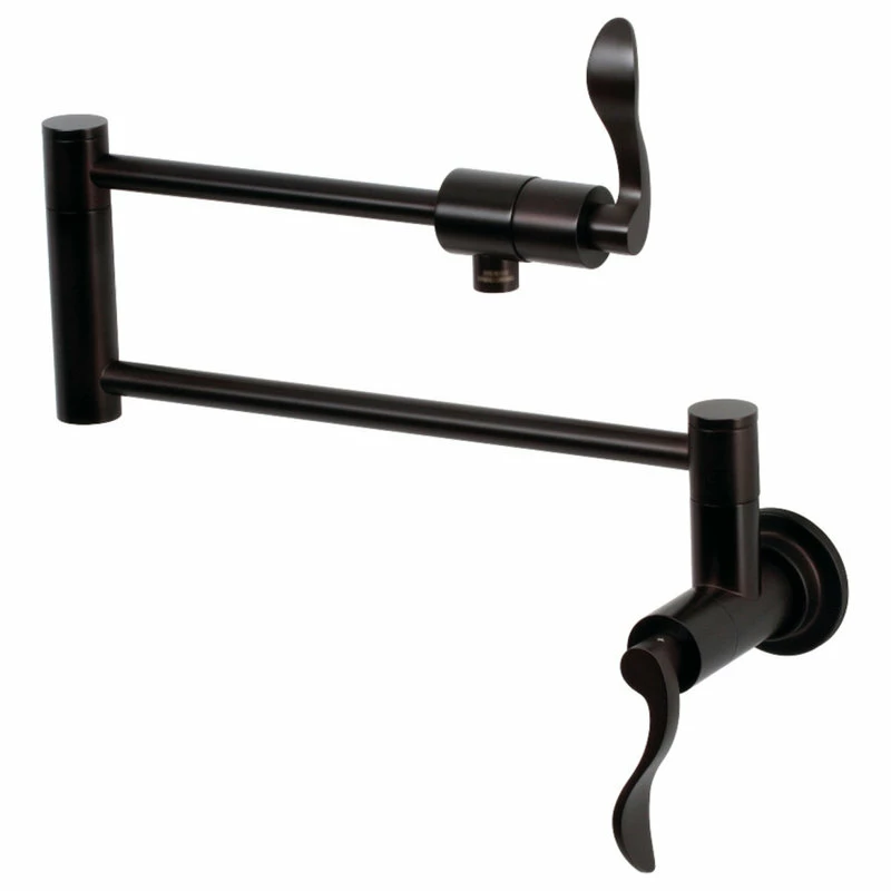 Best deal 𧨠Kingston Brass KS4105DFL NuWave Wall Mount Pot Filler, Oil Rubbed Bronze βοΈ 3 Best deal 𧨠Kingston Brass KS4105DFL NuWave Wall Mount Pot Filler, Oil Rubbed Bronze βοΈ