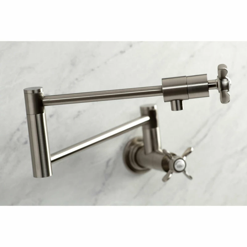 Cheapest π Kingston Brass KS4108BEX Essex Wall Mount Pot Filler, Brushed Nickel π 5 Cheapest π Kingston Brass KS4108BEX Essex Wall Mount Pot Filler, Brushed Nickel π - Image 3
