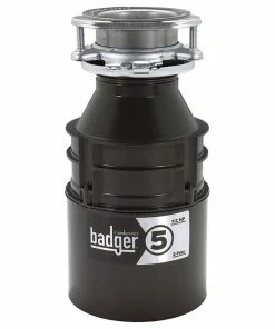 Best Pirce ✔️ InSinkErator Black Garbage Disposal Without Power Cord, BADGER5 ⭐