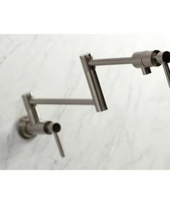 Hot Sale 🔥 Kingston Brass KS4108DL Concord Wall Mount Pot Filler, Brushed Nickel 🎁 -Moen - shop 3c011be1013a57e8 0435 w800 h800 b0 p0