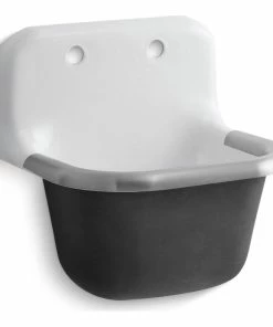 Outlet 👏 Kohler K-6714 Bannon Service Sink - White 🛒