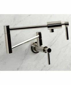 Best Pirce ✔️ Kingston Brass KS4106DL Concord Wall Mount Pot Filler, Polished Nickel 🛒 -Moen - shop 3dc1fb25013a5804 0530 w800 h800 b0 p0
