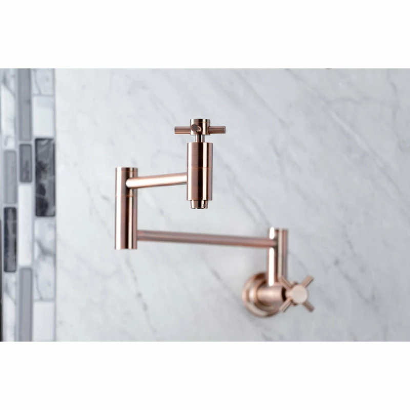 Hot Sale π Kingston Brass KS810DXAC Concord Wall Mount Pot Filler Kitchen Faucet, Antique Copper β€οΈ 6 Hot Sale π Kingston Brass KS810DXAC Concord Wall Mount Pot Filler Kitchen Faucet, Antique Copper β€οΈ - Image 4