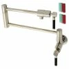 Flash Sale 👍 Kingston Brass KS4106DKL Kaiser Wall Mount Pot Filler, Polished Nickel 💯
