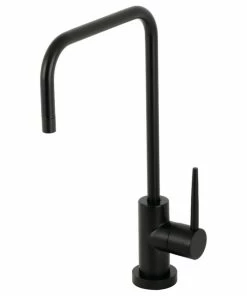 Deals ❤️ Kingston Brass KS6190NYL New York Single-Handle Cold Water Filtration Faucet, Matte Black 👍