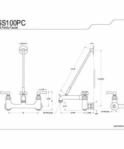 Budget ✨ Kingston Brass Polished Chrome Plumbing Parts Sink & Pantry Faucet 🔥 -Moen - shop 5b71eb890e877124 1785 w800 h800 b1 p0