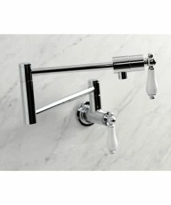 Coupon ⌛ Kingston Brass KS4101PL Metropolitan Wall Mount Pot Filler, Polished Chrome 😀 -Moen - shop 678156b6013a557c 0528 w800 h800 b0 p0