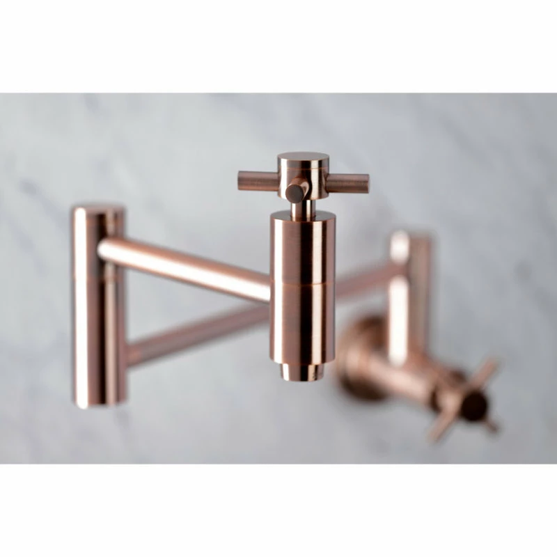 Hot Sale π Kingston Brass KS810DXAC Concord Wall Mount Pot Filler Kitchen Faucet, Antique Copper β€οΈ 4 Hot Sale π Kingston Brass KS810DXAC Concord Wall Mount Pot Filler Kitchen Faucet, Antique Copper β€οΈ - Image 2