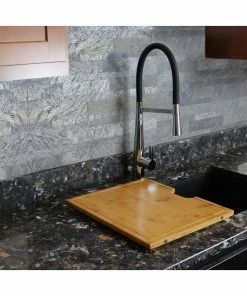 Discount 🛒 Transolid Bell'arte Pull Down Brass Kitchen Faucet, Chrome/Black ⭐ -Moen - shop 79517a860a709f15 5132 w800 h800 b0 p0