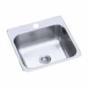 Flash Sale 🎁 Sterling B153-1 1 Hole 15" Single Basin Drop In Stainless Steel - Stainless ⭐ -Moen - shop 7ba168bc0abacbf1 7905 w800 h800 b1 p0