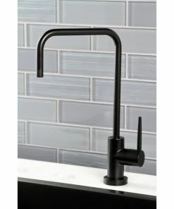 Deals ❤️ Kingston Brass KS6190NYL New York Single-Handle Cold Water Filtration Faucet, Matte Black 👍 -Moen - shop 841130db013a562c 0641 w800 h800 b0 p0