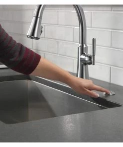 Outlet ⭐ Delta Faucet Delta 72050 Garbage Disposal Air Switch - Brilliance Polished Nickel 🔥 -Moen - shop 8511af2200ef2a81 0037 w800 h800 b0 p0