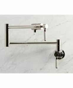 Flash Sale 👍 Kingston Brass KS4106DKL Kaiser Wall Mount Pot Filler, Polished Nickel 💯 -Moen - shop 8bc16b34013a57c7 0472 w800 h800 b0 p0