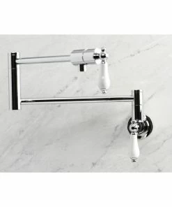 Coupon ⌛ Kingston Brass KS4101PL Metropolitan Wall Mount Pot Filler, Polished Chrome 😀 -Moen - shop 8fd184b0013a557e 0528 w800 h800 b0 p0