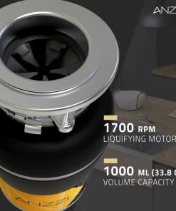 Best reviews of ❤️ ANZZI MEDUSA 1/2 HP Continuous Feed Undersink Garbage Disposal 🎁 -Moen - shop 9261f7b0020aed81 5912 w800 h800 b0 p0