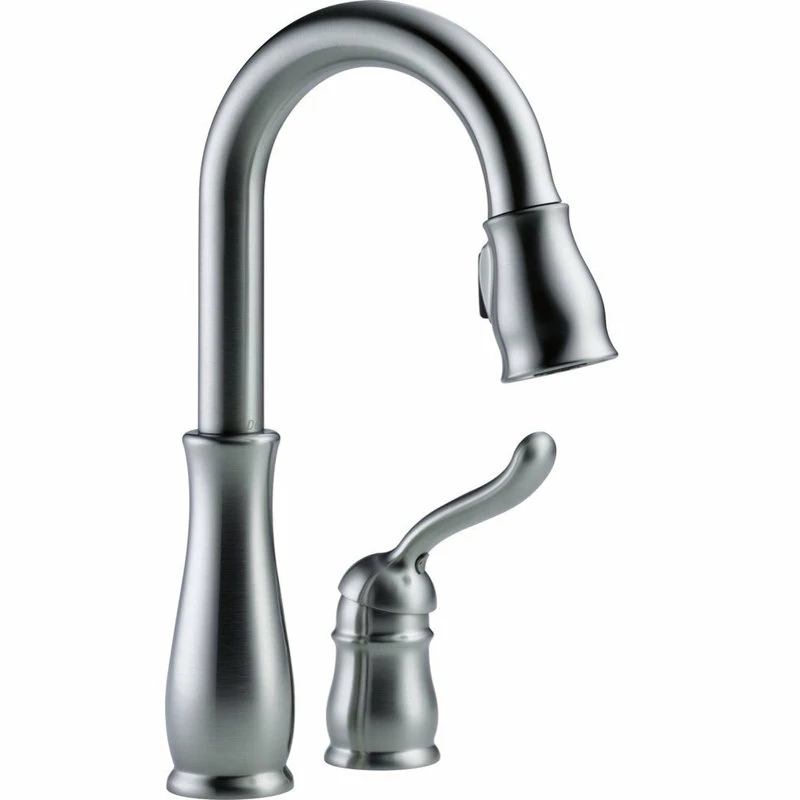 Top 10 π Delta Faucet Delta Leland Single Handle Pull-Down Bar / Prep Faucet, Arctic Stainless π 3 Top 10 π Delta Faucet Delta Leland Single Handle Pull-Down Bar / Prep Faucet, Arctic Stainless π