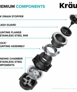 Budget 🎁 Kraus USA, Inc. WasteMate Continuous Feed Garbage Disposal With 3/4 HP Motor For Kitchen Sink 🤩 -Moen - shop 9b518a9700eb349c 5739 w800 h800 b1 p0