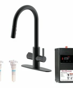 Budget ❤️ Westbrass HotMaster 4 In 1 Instant Hot Kitchen Faucet With Tank, Matte Black 🎁 -Moen - shop 9b91480900d26f2f 2027 w800 h800 b1 p0