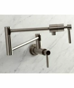 Hot Sale 🔥 Kingston Brass KS4108DL Concord Wall Mount Pot Filler, Brushed Nickel 🎁 -Moen - shop a231879a013a57eb 0435 w800 h800 b0 p0