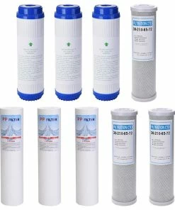 Buy ⌛ Yescom Replacement Filter Set Fit Reverse Osmosis, 9-Piece Set 👍