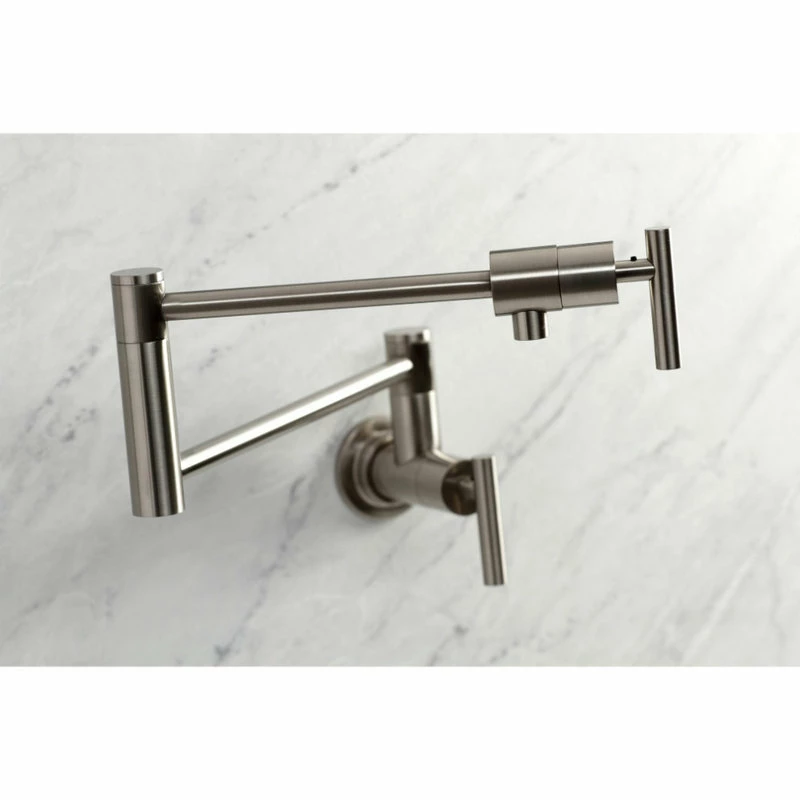 Best deal β¨ Kingston Brass KS4108CML Manhattan Wall Mount Pot Filler, Brushed Nickel π 5 Best deal β¨ Kingston Brass KS4108CML Manhattan Wall Mount Pot Filler, Brushed Nickel π - Image 3