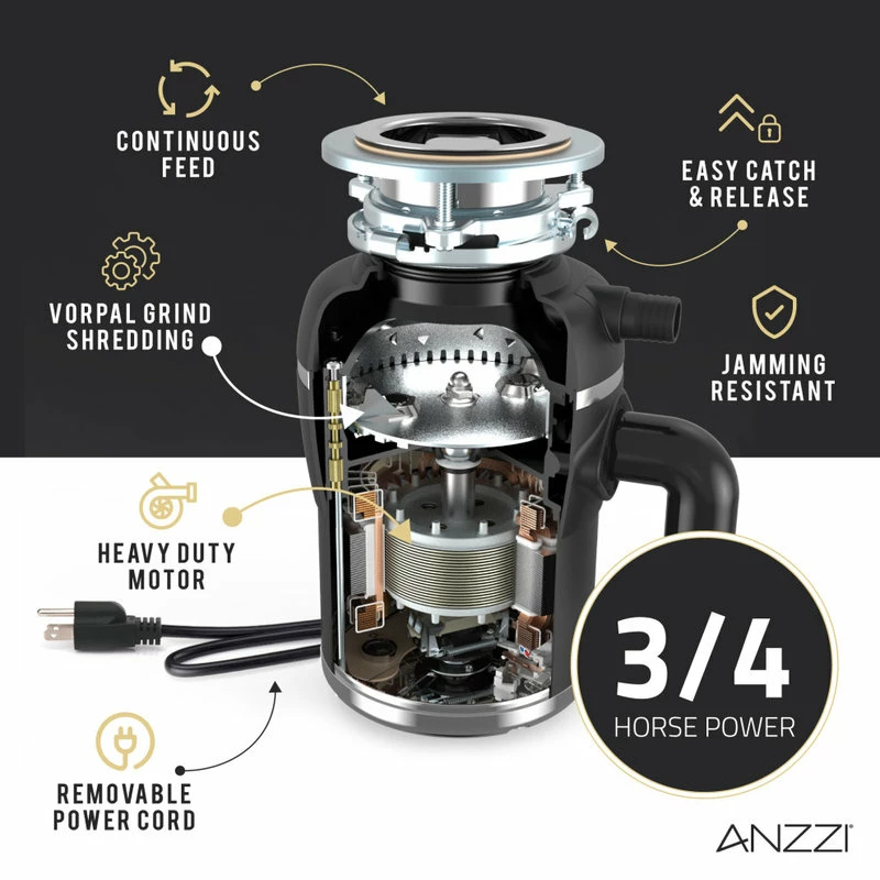 Best reviews of ⭐ ANZZI MEDUSA 3/4 HP Continuous Feed Undersink Garbage Disposal ⌛ 8 Best reviews of ⭐ ANZZI MEDUSA 3/4 HP Continuous Feed Undersink Garbage Disposal ⌛ - Image 6