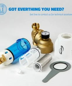 Outlet 🥰 ISpring Water Systems ISpring WSP-GR Series Reusable Spin Down Sediment Water Filter, 50 Micron 👍 -Moen - shop bf41abd00d54511e 2134 w800 h800 b0 p0