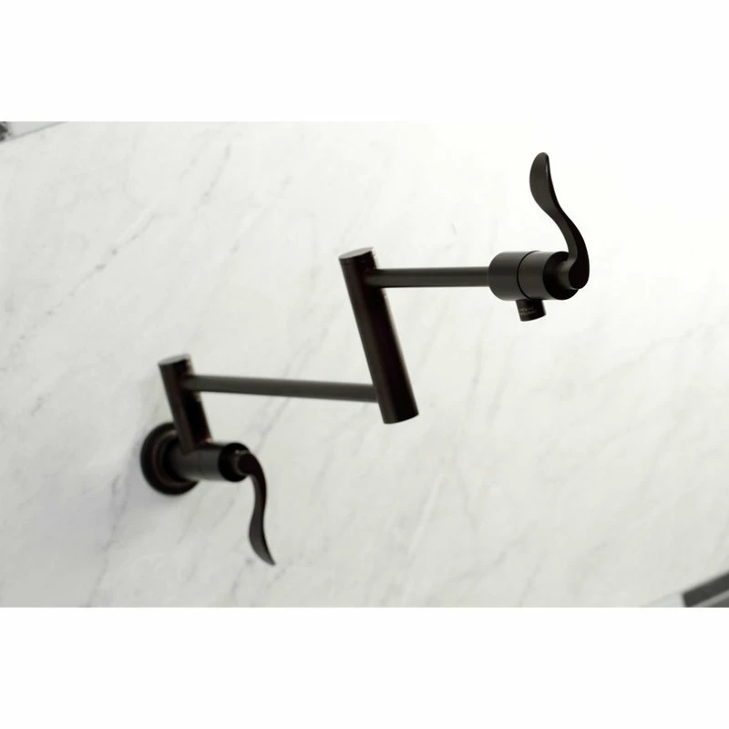 Best deal 𧨠Kingston Brass KS4105DFL NuWave Wall Mount Pot Filler, Oil Rubbed Bronze βοΈ 4 Best deal 𧨠Kingston Brass KS4105DFL NuWave Wall Mount Pot Filler, Oil Rubbed Bronze βοΈ - Image 2