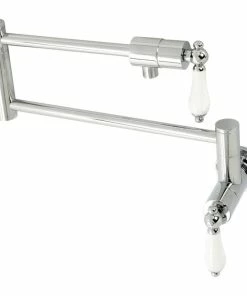 Coupon ⌛ Kingston Brass KS4101PL Metropolitan Wall Mount Pot Filler, Polished Chrome 😀