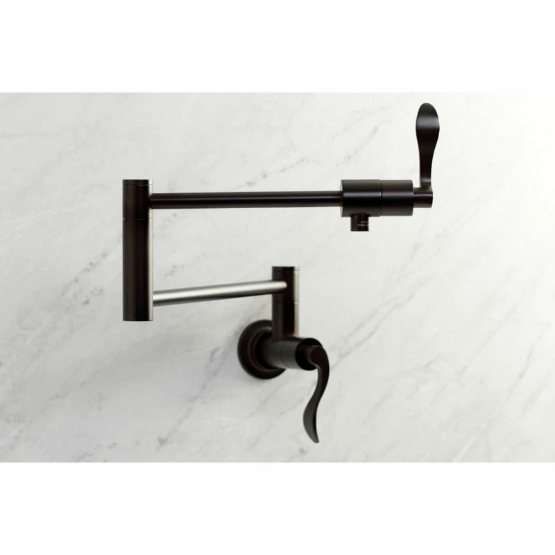 Best deal 𧨠Kingston Brass KS4105DFL NuWave Wall Mount Pot Filler, Oil Rubbed Bronze βοΈ 5 Best deal 𧨠Kingston Brass KS4105DFL NuWave Wall Mount Pot Filler, Oil Rubbed Bronze βοΈ - Image 3
