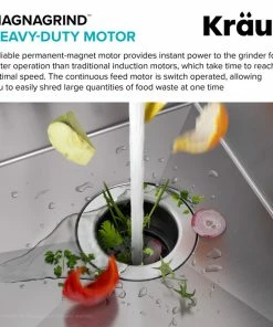 Budget 🎁 Kraus USA, Inc. WasteMate Continuous Feed Garbage Disposal With 3/4 HP Motor For Kitchen Sink 🤩 -Moen - shop d4810d9a00eb3490 5739 w800 h800 b0 p0