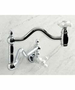 Discount 🌟 Kingston Brass KS2101PX Heritage Wall Mount Pot Filler, Polished Chrome 👍 -Moen - shop d4918c24013a578d 0312 w800 h800 b0 p0