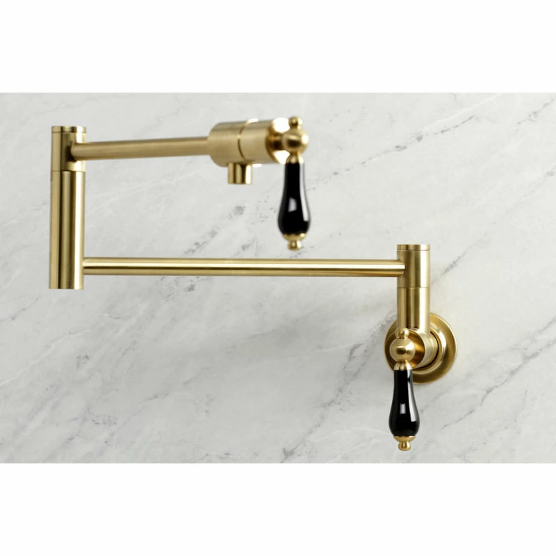 Best Pirce π Kingston Brass KS4107PKL Duchess Wall Mount Pot Filler, Brushed Brass π€© 6 Best Pirce π Kingston Brass KS4107PKL Duchess Wall Mount Pot Filler, Brushed Brass π€© - Image 4