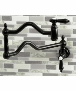 Best deal π Kingston Brass KS2100BAL Heirloom Wall Mount Pot Filler, Matte Black β¨ 9 Best deal π Kingston Brass KS2100BAL Heirloom Wall Mount Pot Filler, Matte Black β¨ -Moen - shop e521b115013a5754 0221 w800 h800 b0 p0