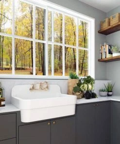 Coupon 💯 Nantucket Sinks 30"Ceramic Farm Country Kitchen-Utility Sink 🧨 -Moen - shop eac1e62500415402 3286 w800 h800 b0 p0