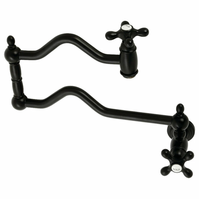 Outlet β Kingston Brass KS2100AX Heritage Wall Mount Pot Filler, Matte Black π 3 Outlet β Kingston Brass KS2100AX Heritage Wall Mount Pot Filler, Matte Black π